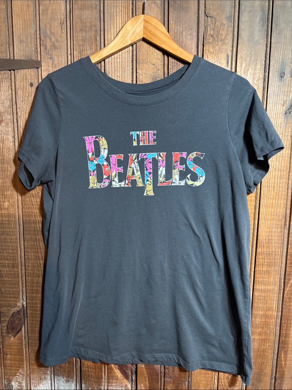 Black Beatles Graphic Tee - The Beatles